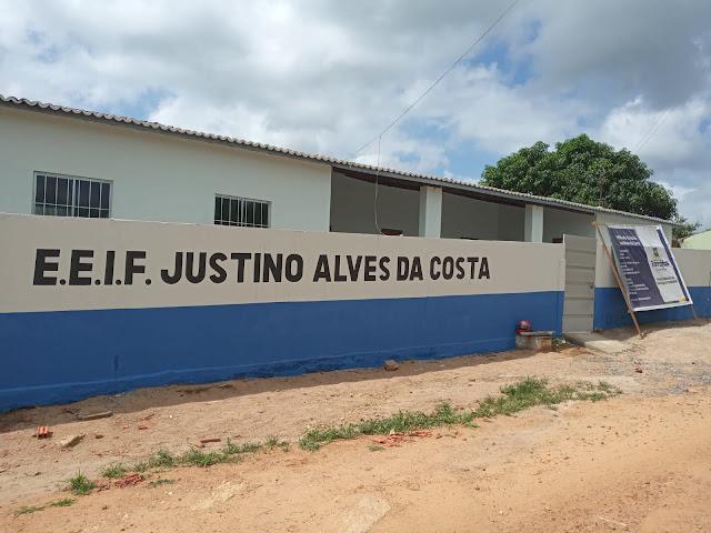 Escola Justino Alves da Costa é reformada