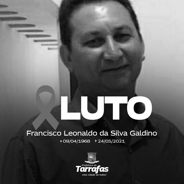 Nota de Falecimento de Francisco Leonaldo da Silva Galdino