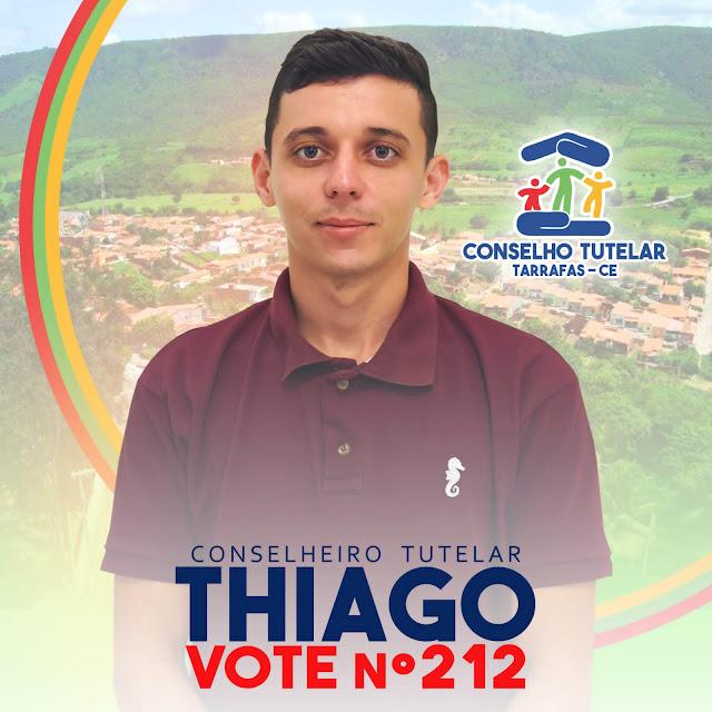 Foto do candidato Thiago.