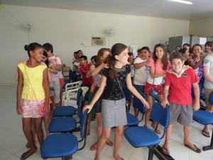 Palestra para os alunos da Escola Emilia Ferreira