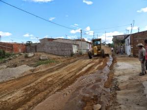 Prefeitura de Tarrafas Inicia a Pavimentação da Rua Aristides Alves de Lima.