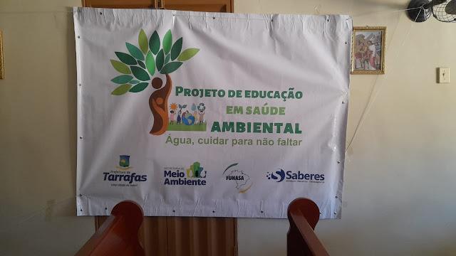 Projeto de Educação em Saúde Ambiental teve início em Tarrafas