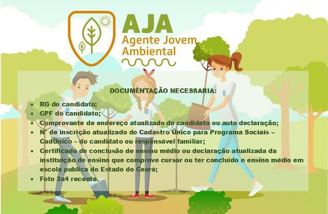 Inscrições abertas para o Agente Jovem Ambiental - AJA/2023