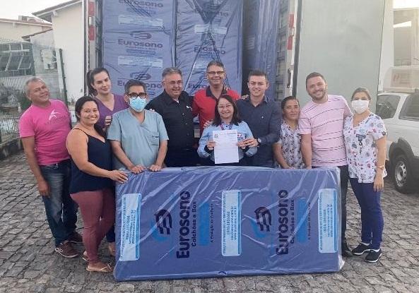 Unidade Mista de Saúde recebe colchões doados pelo Grupo Zenir